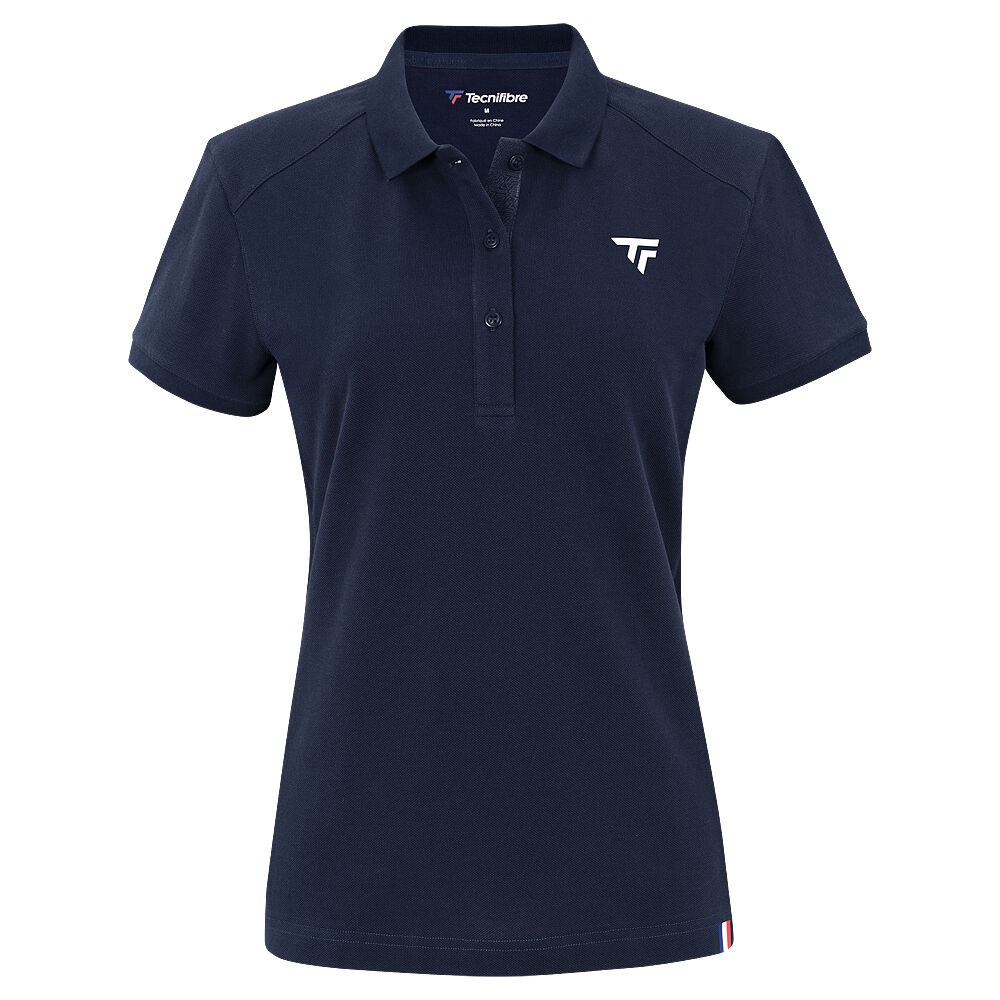 NAVY W. PIQUÉ POLO SHIRT | Tecnifibre